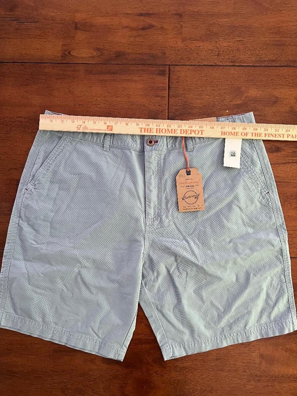 NWT Mens Original Weatherproof Vintage Shorts, Size 40